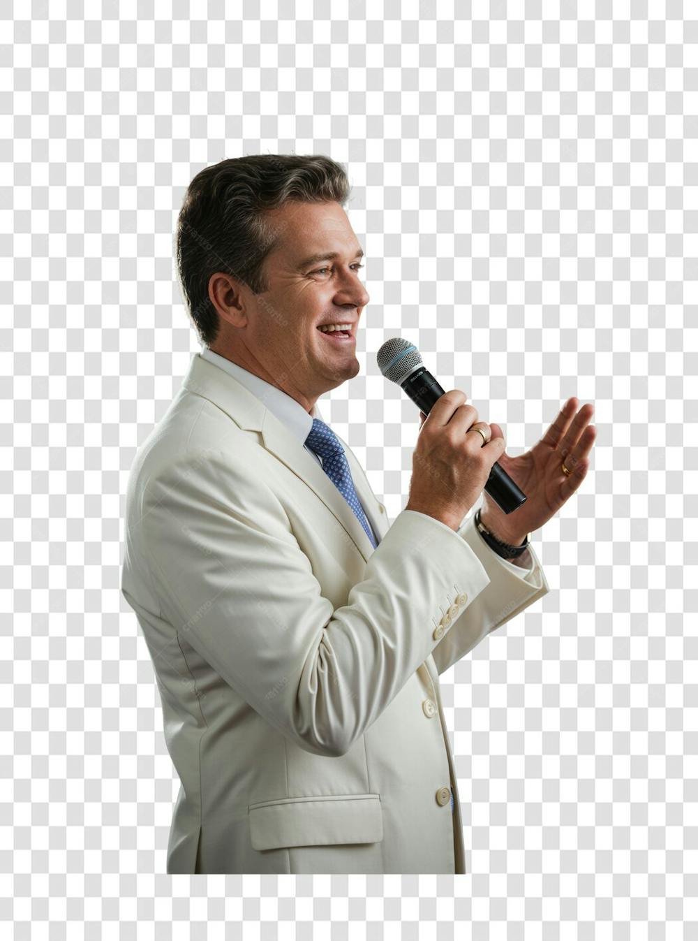 Pastor Gospel Igreja Pastora Culto Mulher Homem Elemento PSD PNG (181)