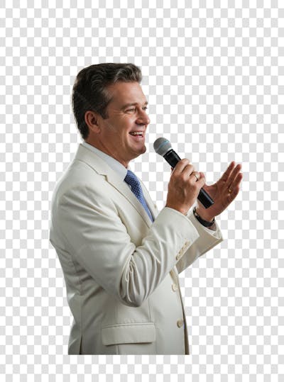 Pastor Gospel Igreja Pastora Culto Mulher Homem Elemento PSD PNG (181)