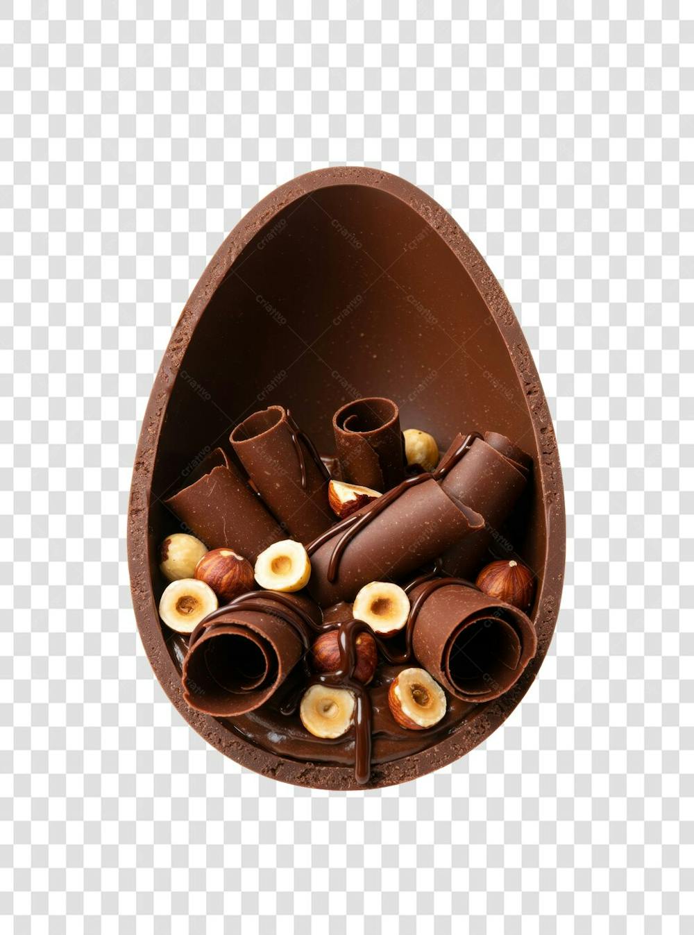 Ovo de Colher Páscoa Chocolate Doce Confeitaria encomenda composição PNG (25)