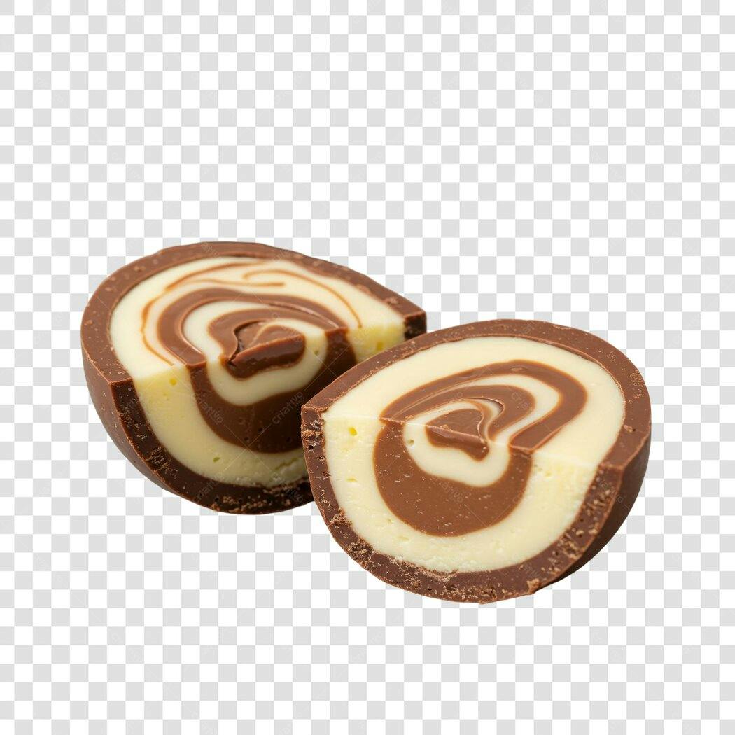 Mockup de bombons de chocolate PNG com fundo transparente