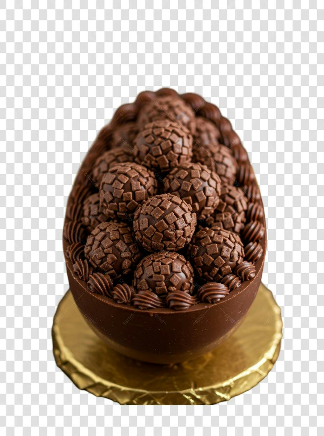 Imagem Ovo de Páscoa Brigadeiros PNG com fundo transparente