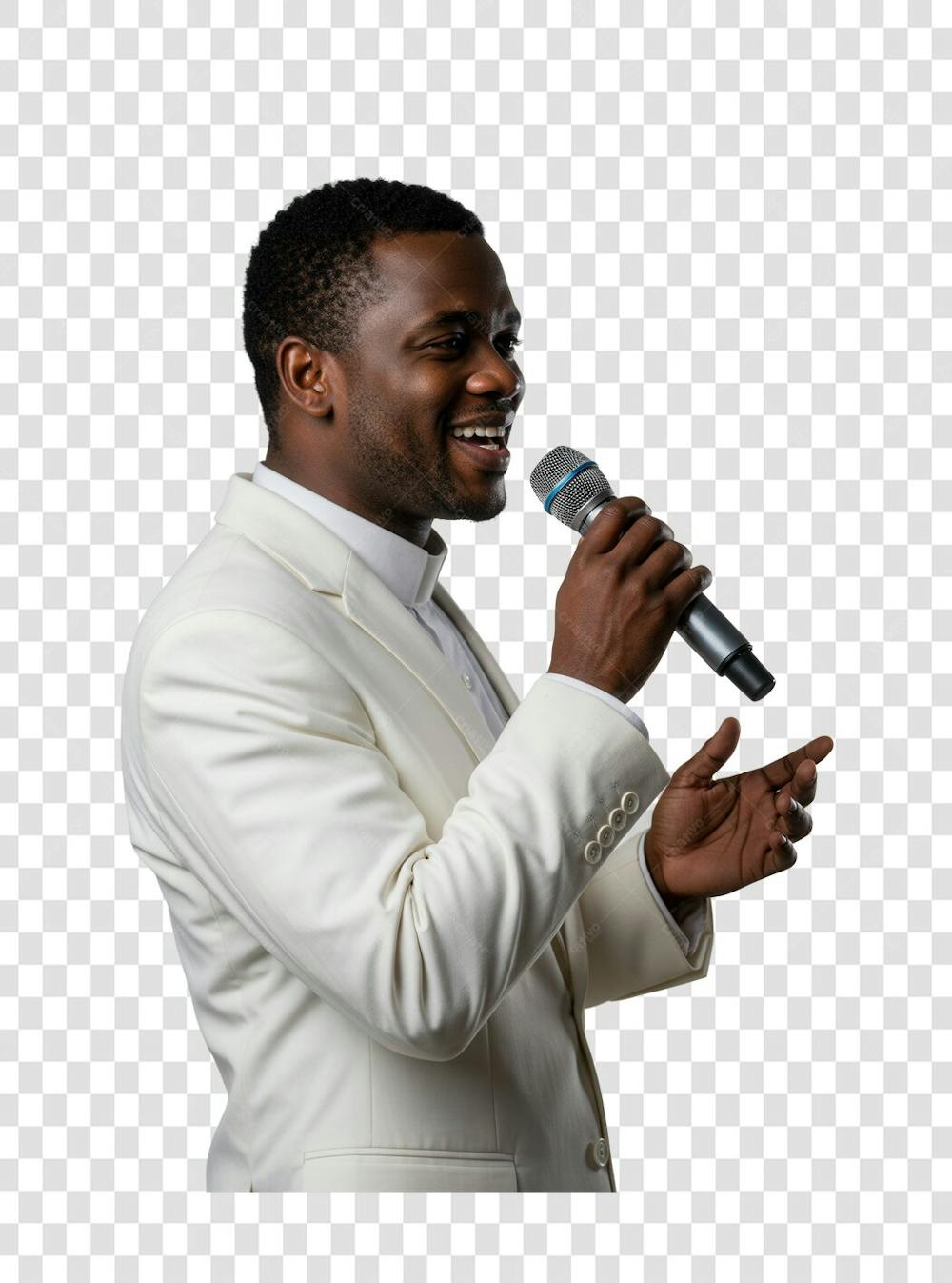 Pastor Gospel Igreja Pastora Culto Mulher Homem Elemento PSD PNG (196)