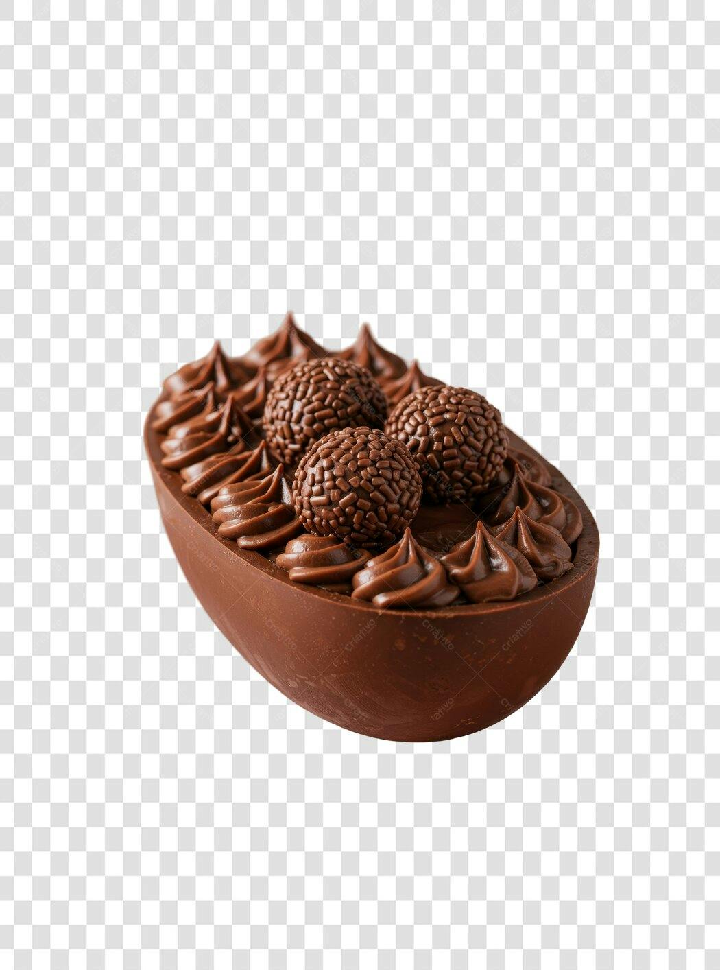 Imagem Ovo de Páscoa Brigadeiros PNG com fundo transparente