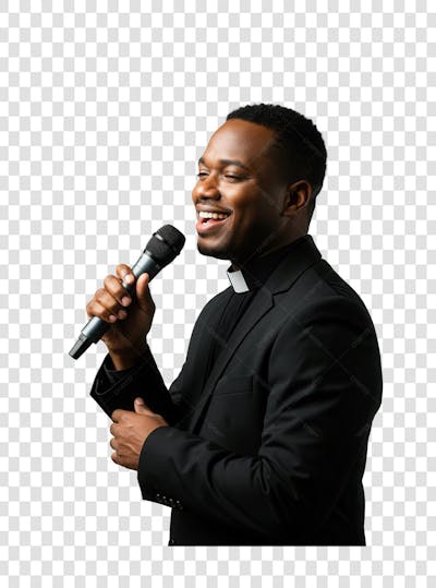 Pastor Gospel Igreja Pastora Culto Mulher Homem Elemento PSD PNG (198)