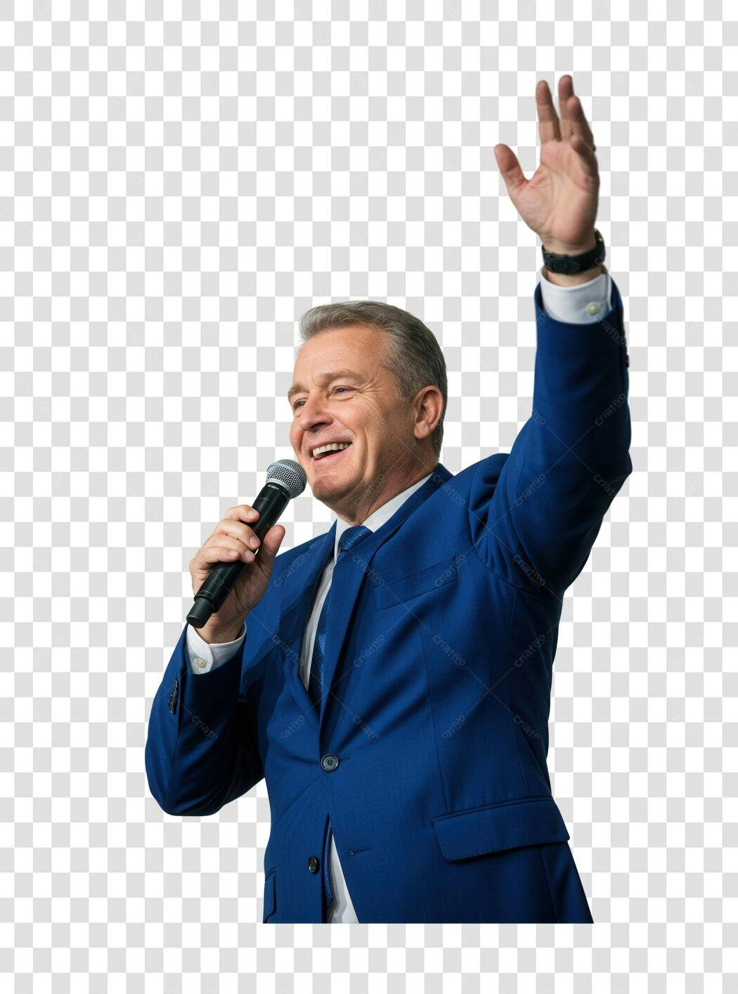 Imagem PNG Homem de Negócios Palestra com Fundo Transparente