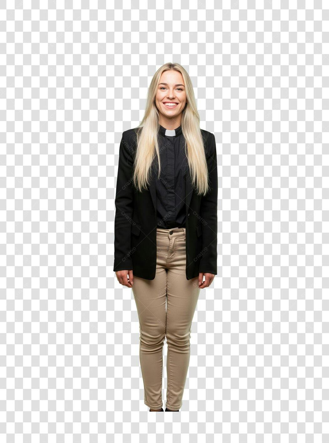 Imagem PNG com fundo transparente Mulher profissional sorrindo