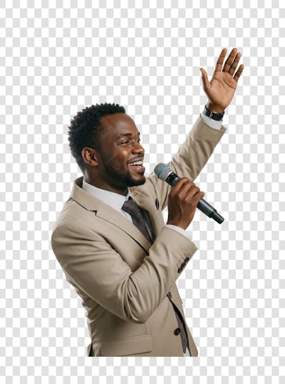 Pastor Gospel Igreja Pastora Culto Mulher Homem Elemento PSD PNG (189)