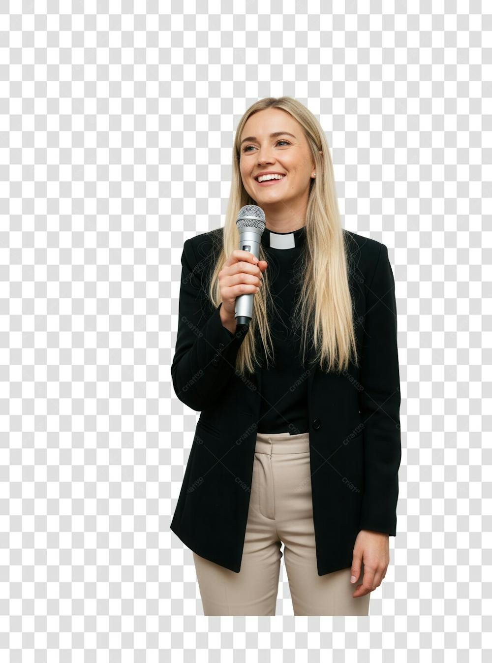 Pastor Gospel Igreja Pastora Culto Mulher Homem Elemento PSD PNG (25)
