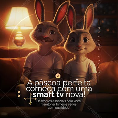 Feliz Páscoa Ofertas loja Eletronicos informática descontos Social Media PSD Editável (1)