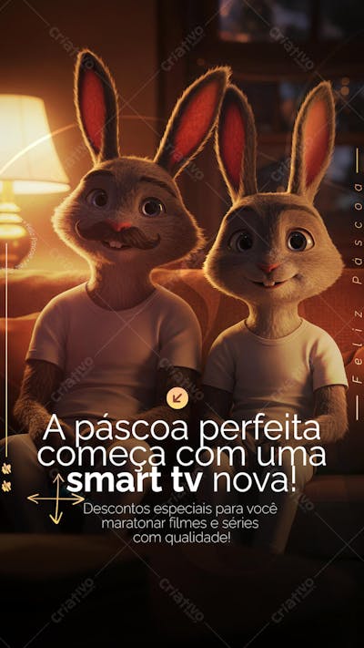 Feliz Páscoa Ofertas loja Eletronicos informática descontos Social Media PSD Editável (11)