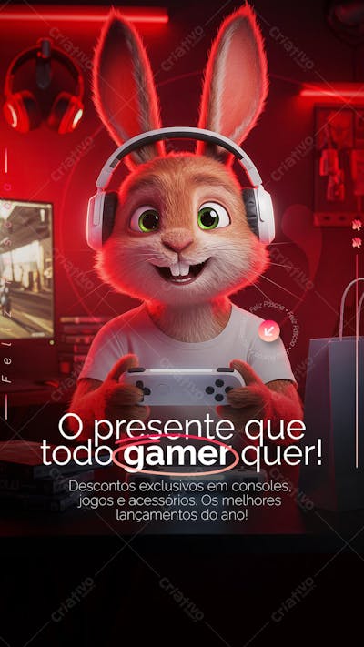 Feliz Páscoa Ofertas loja Eletronicos informática descontos Social Media PSD Editável (12)