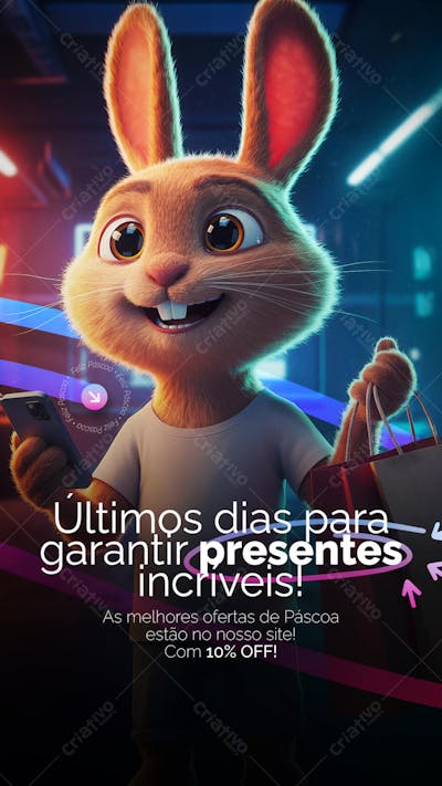 Feliz Páscoa Ofertas loja Eletronicos informática descontos Social Media PSD Editável (15)