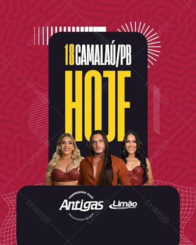 É Hoje 18Mar - Forrozão das Antigas