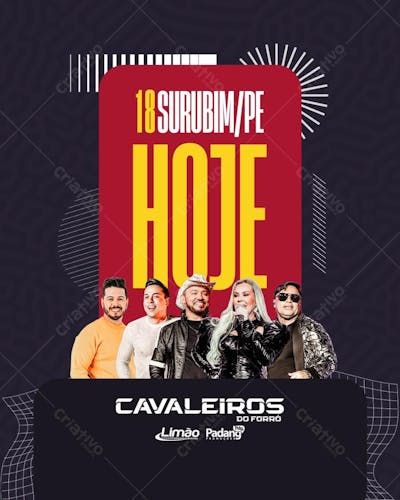 É Hoje 18Mar - Cavaleiros do Forró