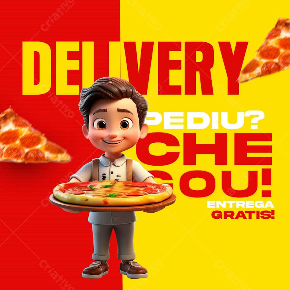 SOCIAL MEDIA PARA DELIVERY MODELO 04