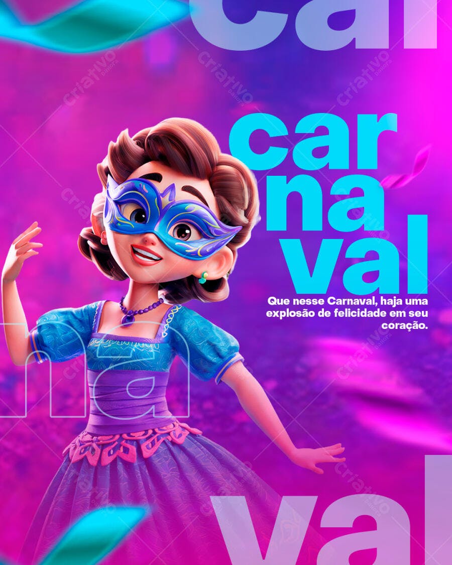 Flyer Carnaval PSD Editável