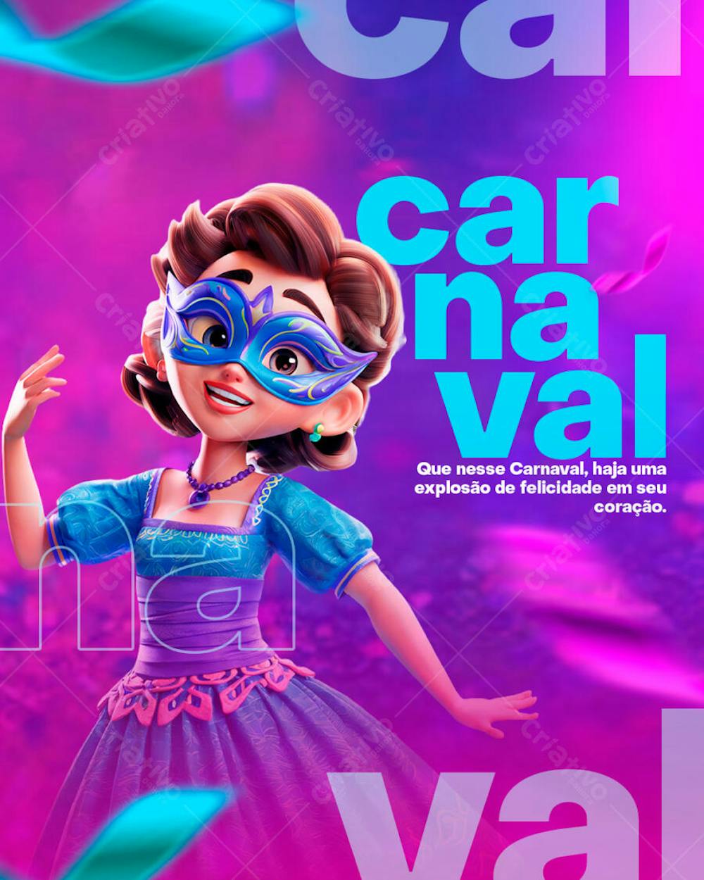 ARTE COMEMORATIVA PARA CARNAVAL 01