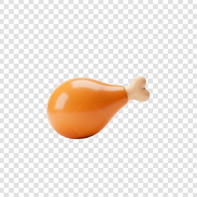 ILUSTRAÇÃO 3D DE COCHA DE FRANGO OU GALINHA ASSADO OU FRITO (3)