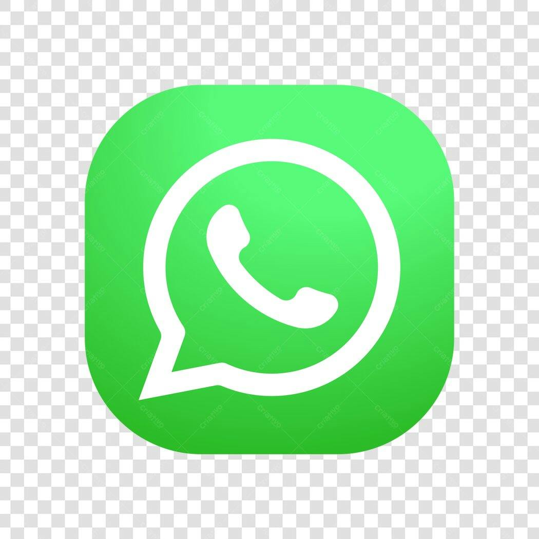 Logo WhatsApp PNG com fundo transparente