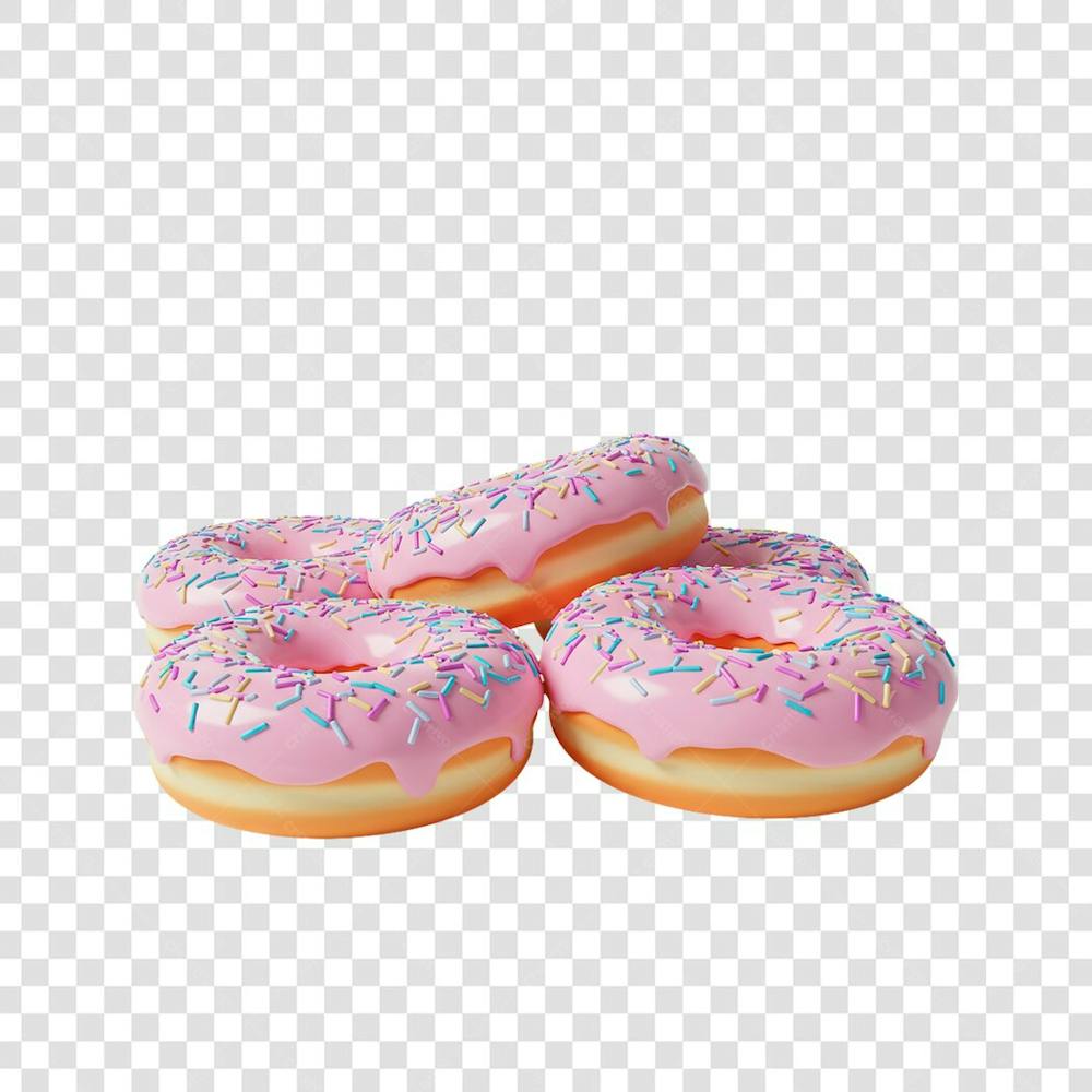 ILUSTRAÇÃO 3D DE DONUT
