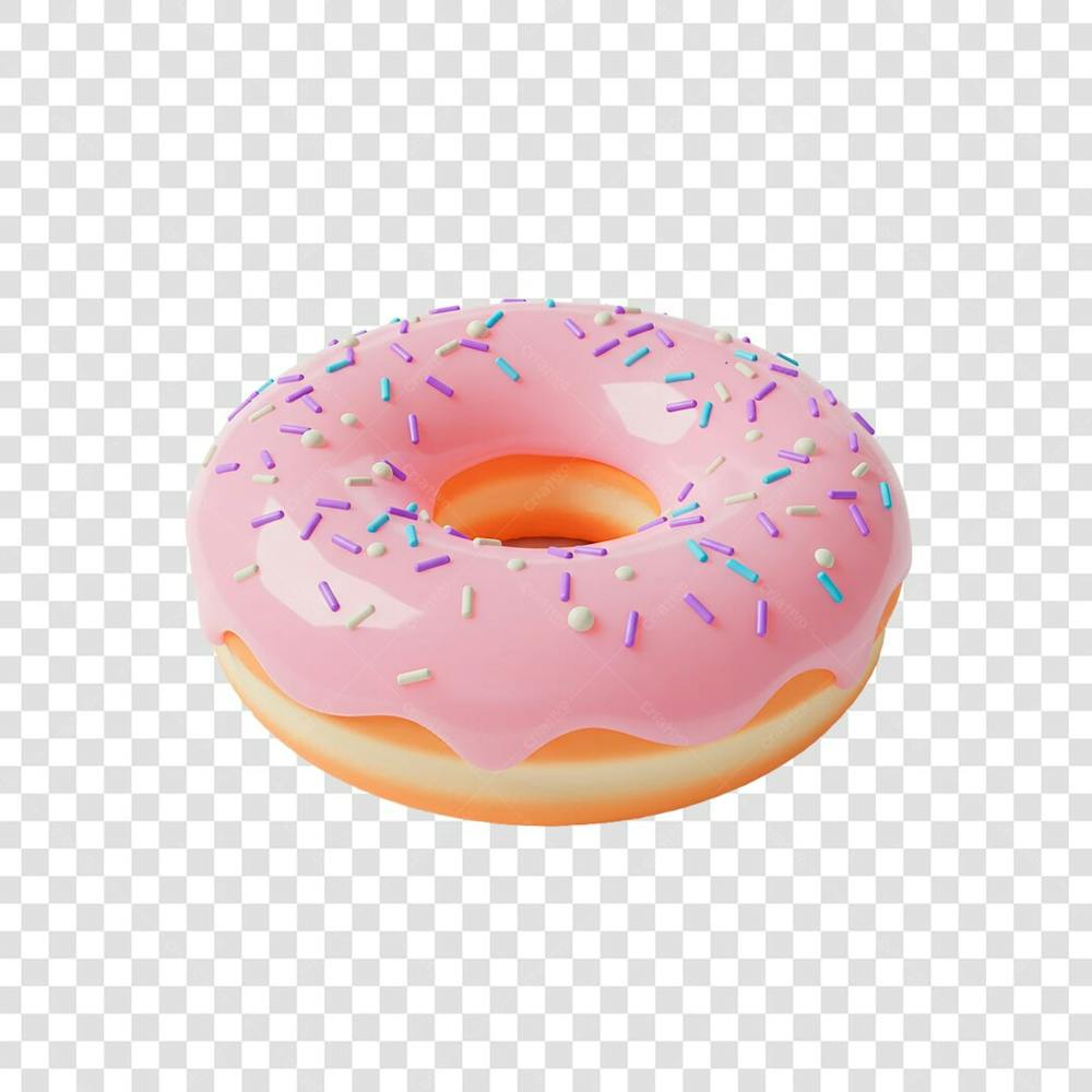 ILUSTRAÇÃO 3D DE DONUT 2