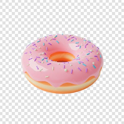 ILUSTRAÇÃO 3D DE DONUT 2
