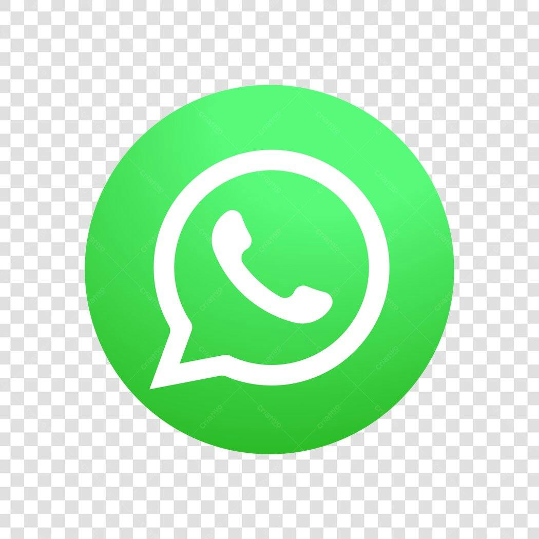 Logo WhatsApp PNG com fundo transparente