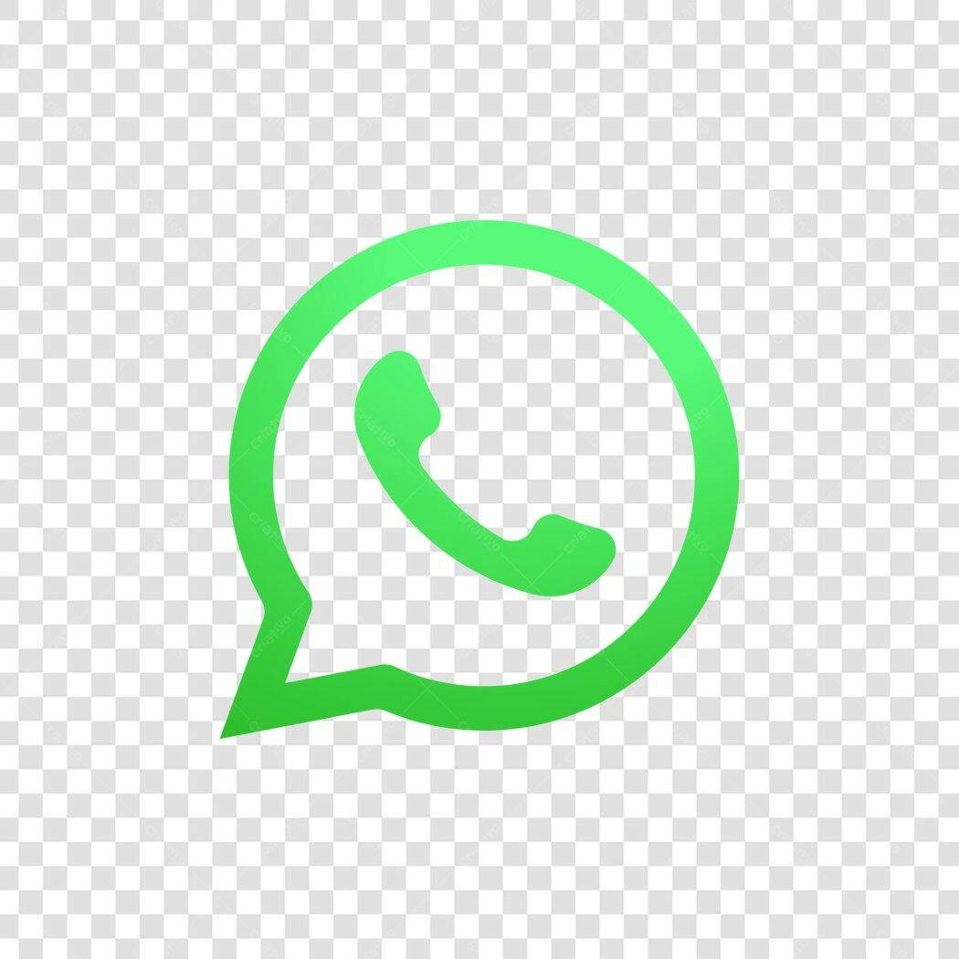 Ícone WhatsApp PNG com fundo transparente