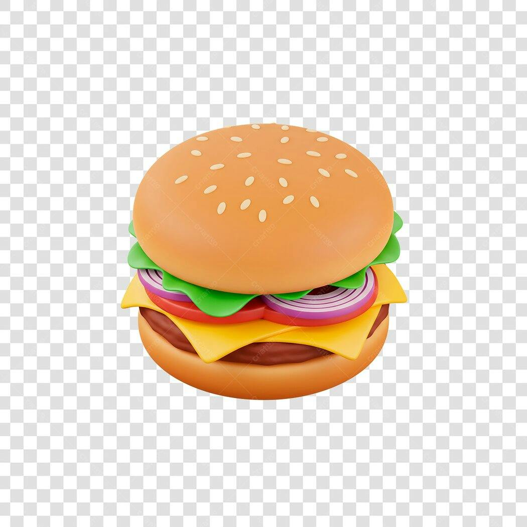 Icone Hamburguer PNG com fundo transparente