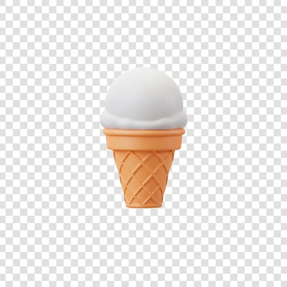 ilustração 3d de sorvete 1