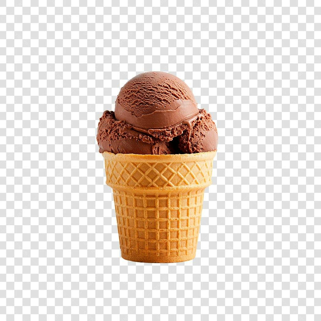 Imagem Sorvete Chocolate PNG com fundo transparente