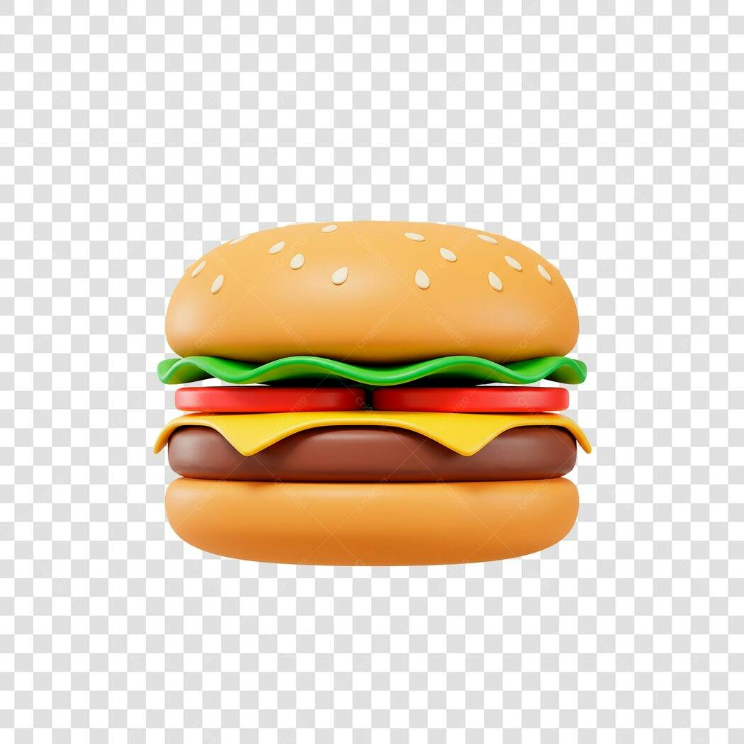 Icone Hambúrguer PNG com fundo transparente