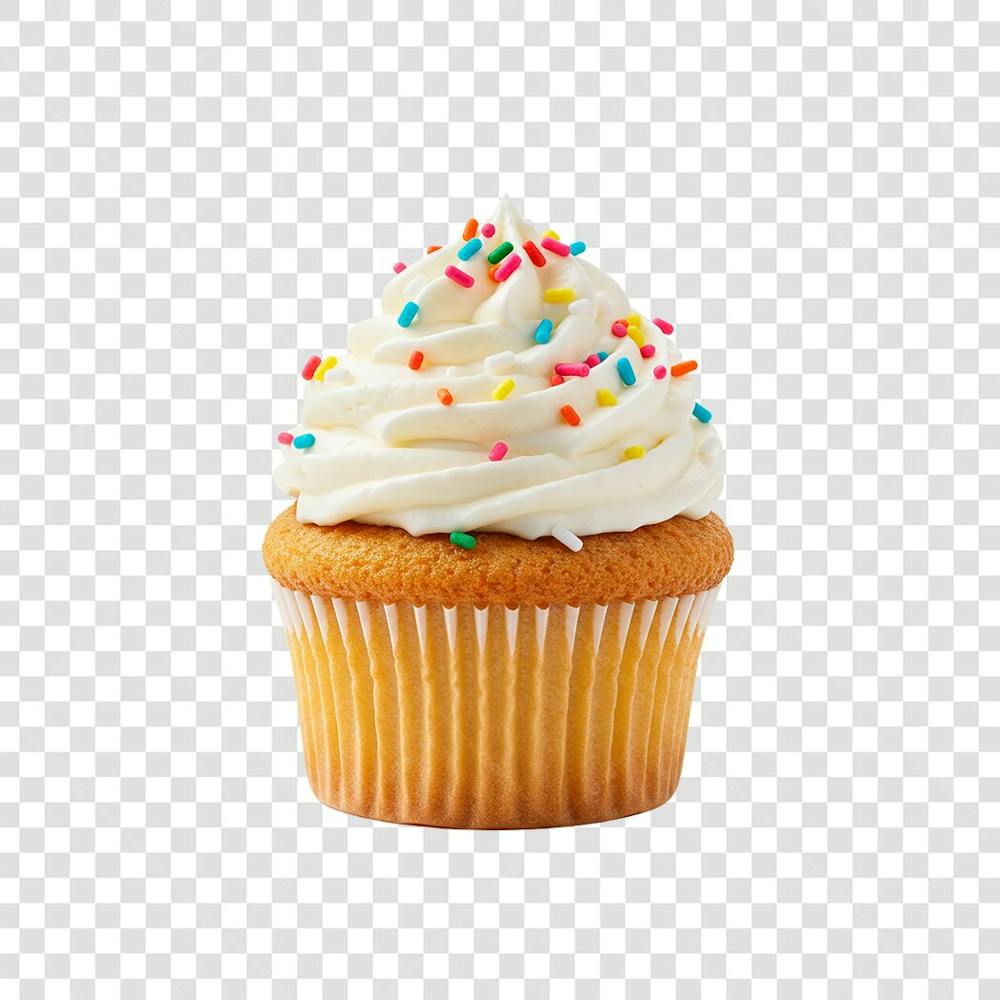 cupcake de baunilha