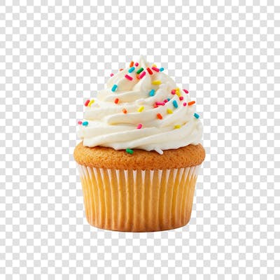 cupcake de baunilha