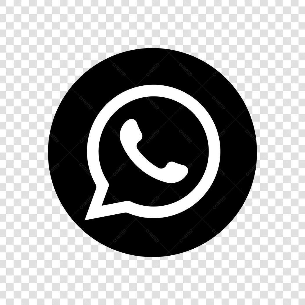 Logo WhatsApp PNG com fundo transparente