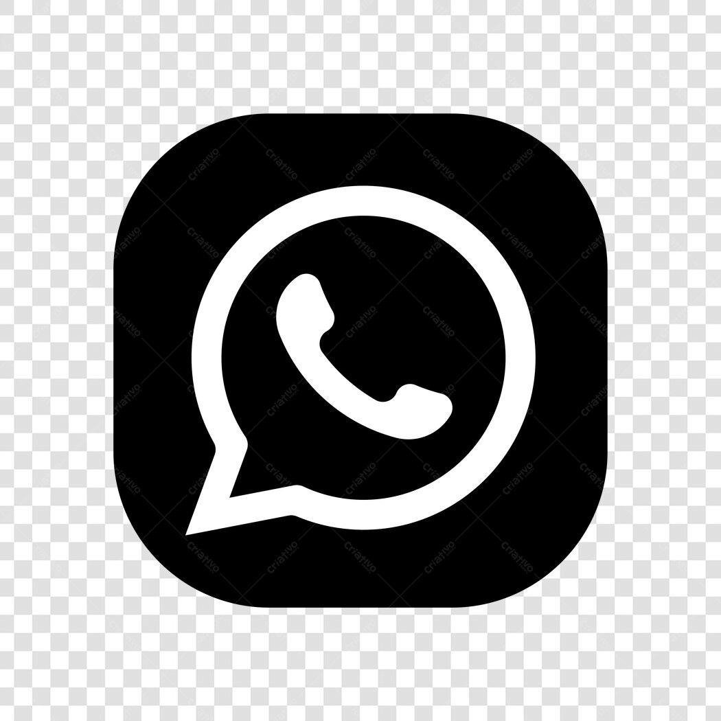 Logo WhatsApp PNG com fundo transparente