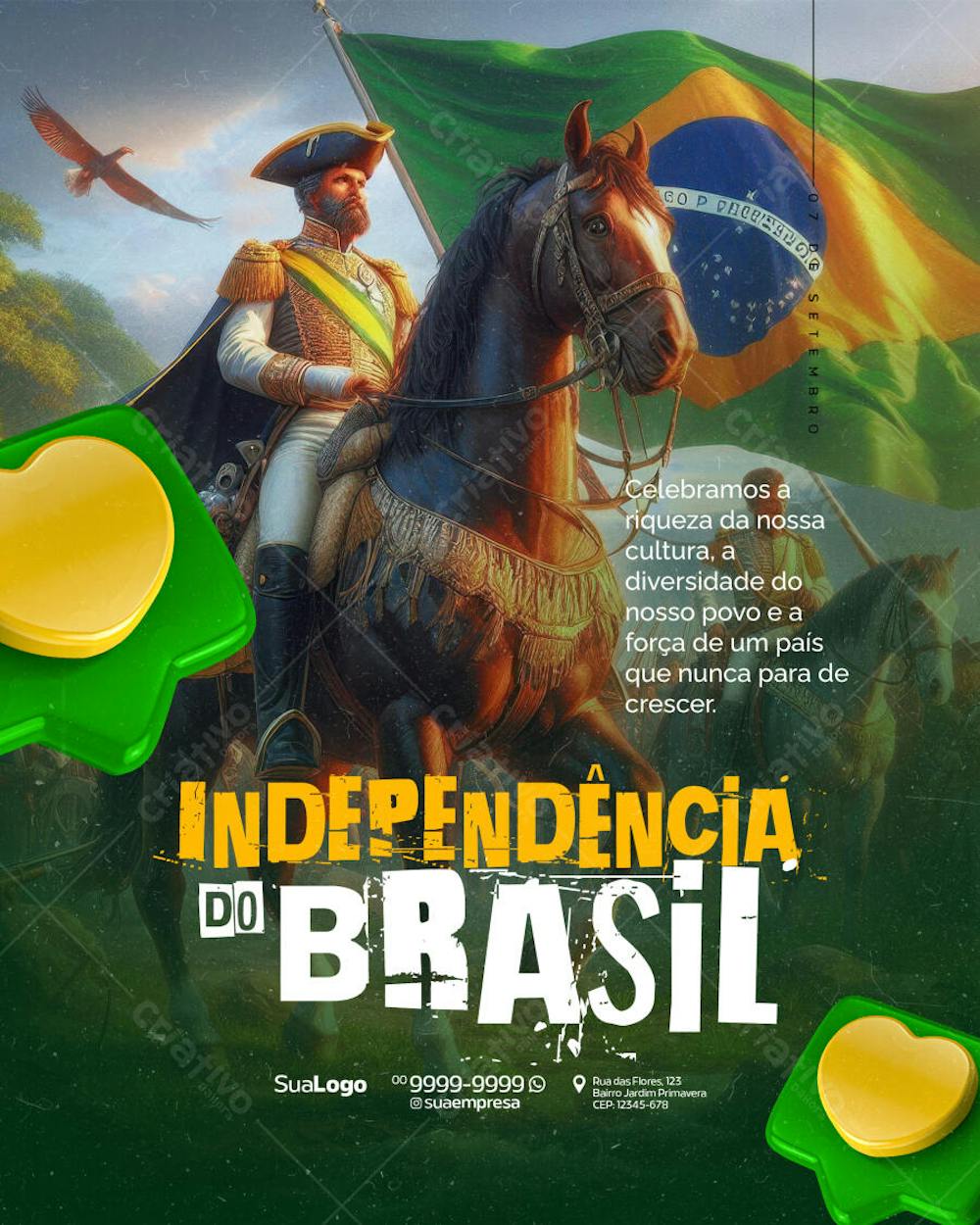 Social Media - Independência do Brasil - 7 de Setembro (7)