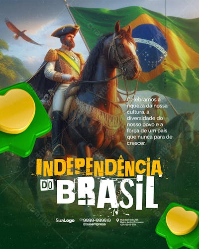 Social Media - Independência do Brasil - 7 de Setembro (7)