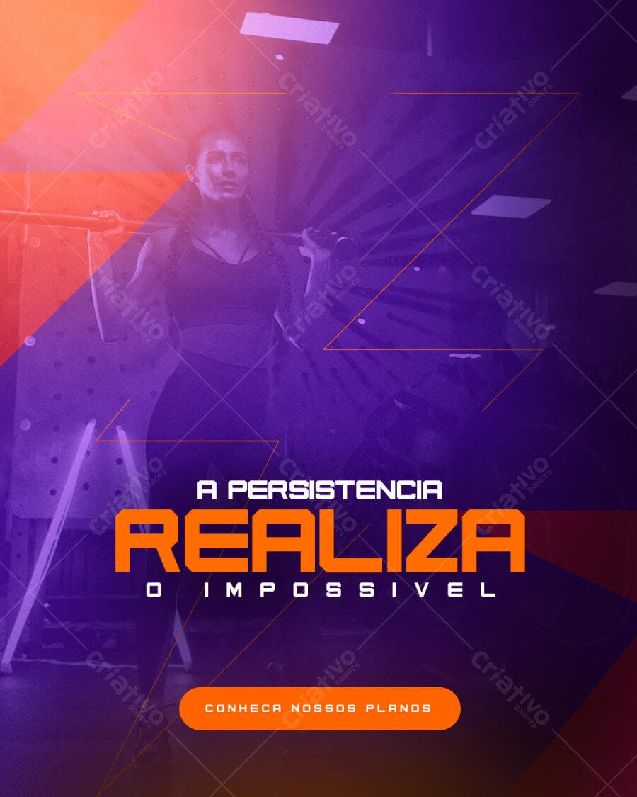 Post para Academia PSD Editável