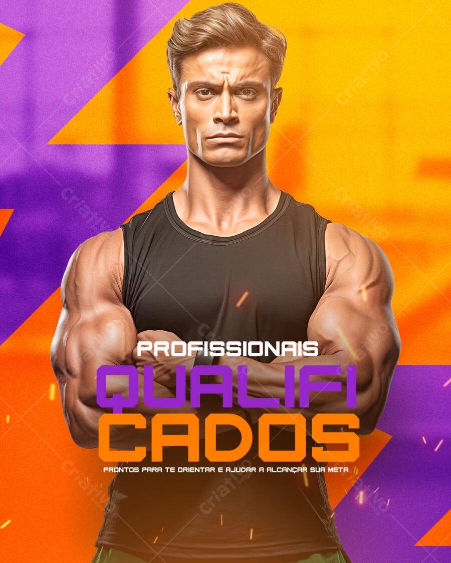 Flyer para Academia PSD Editável