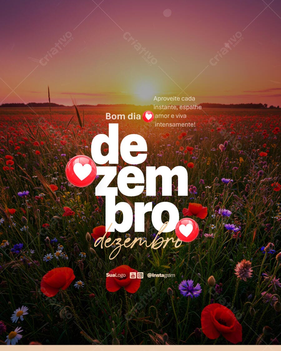 Postagem Dezembro PSD Editável