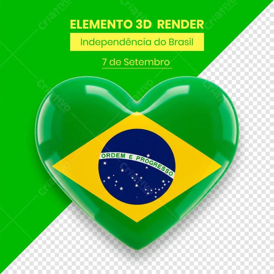 Arte 7 de Setembro PSD Editável