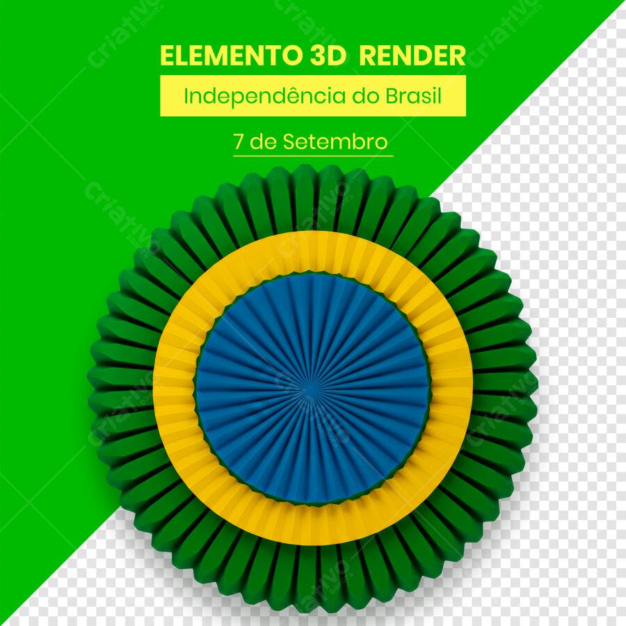Arte 7 de Setembro PSD Editável