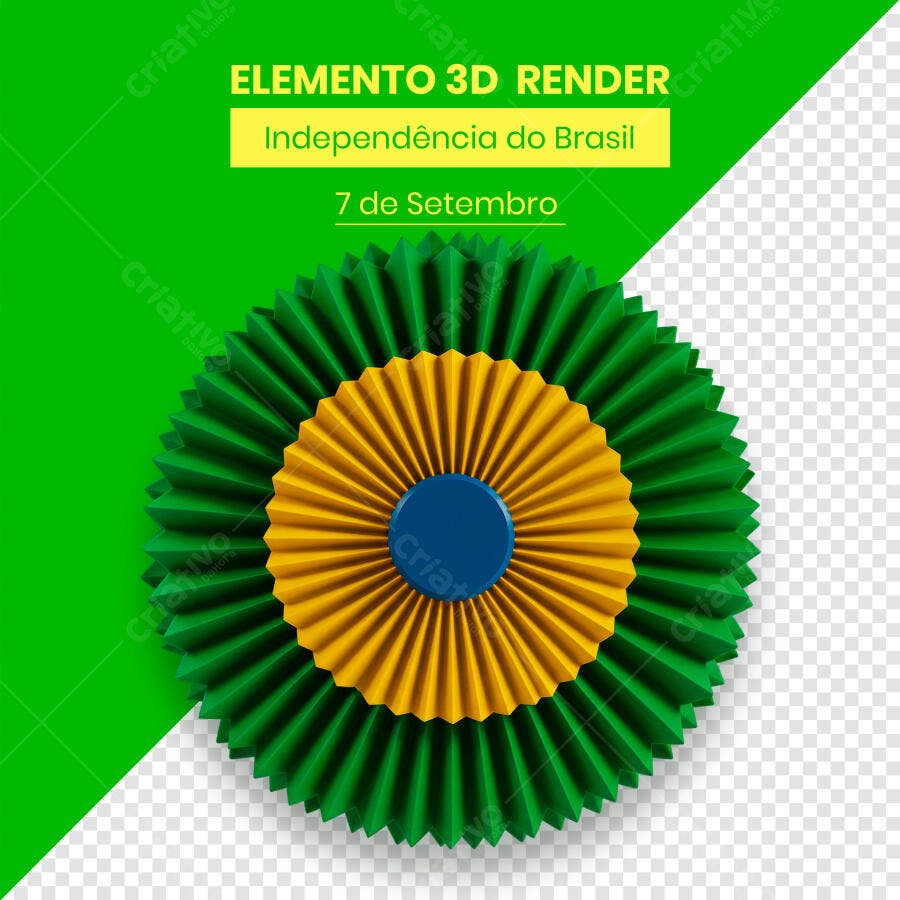 Arte 7 de Setembro PSD Editável