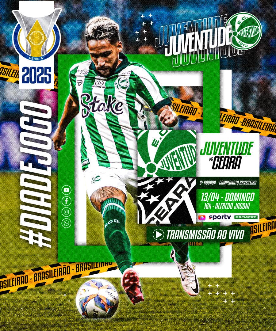 Flyer Jogo de Futebol PSD Editável