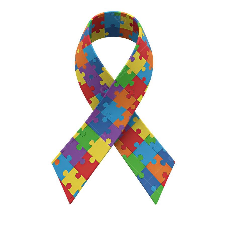 Fita de Quebra-Cabeça Autismo Conscientização