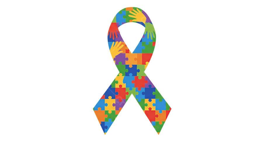 Fita Autismo peças de quebra-cabeça