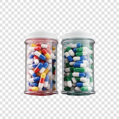 Selo 3D render Remédio Farmácia Cápsula Formulas Medicamnetos elemento o ícone logo PSD png (134)