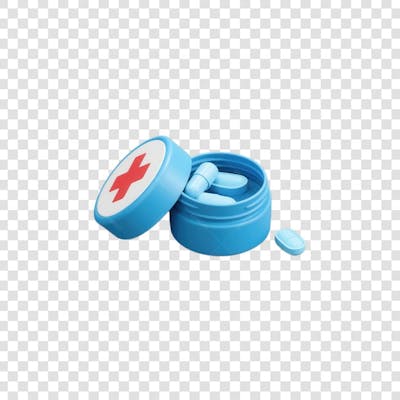 Selo 3D render Remédio Farmácia Cápsula Formulas Medicamnetos elemento o ícone logo PSD png (19)