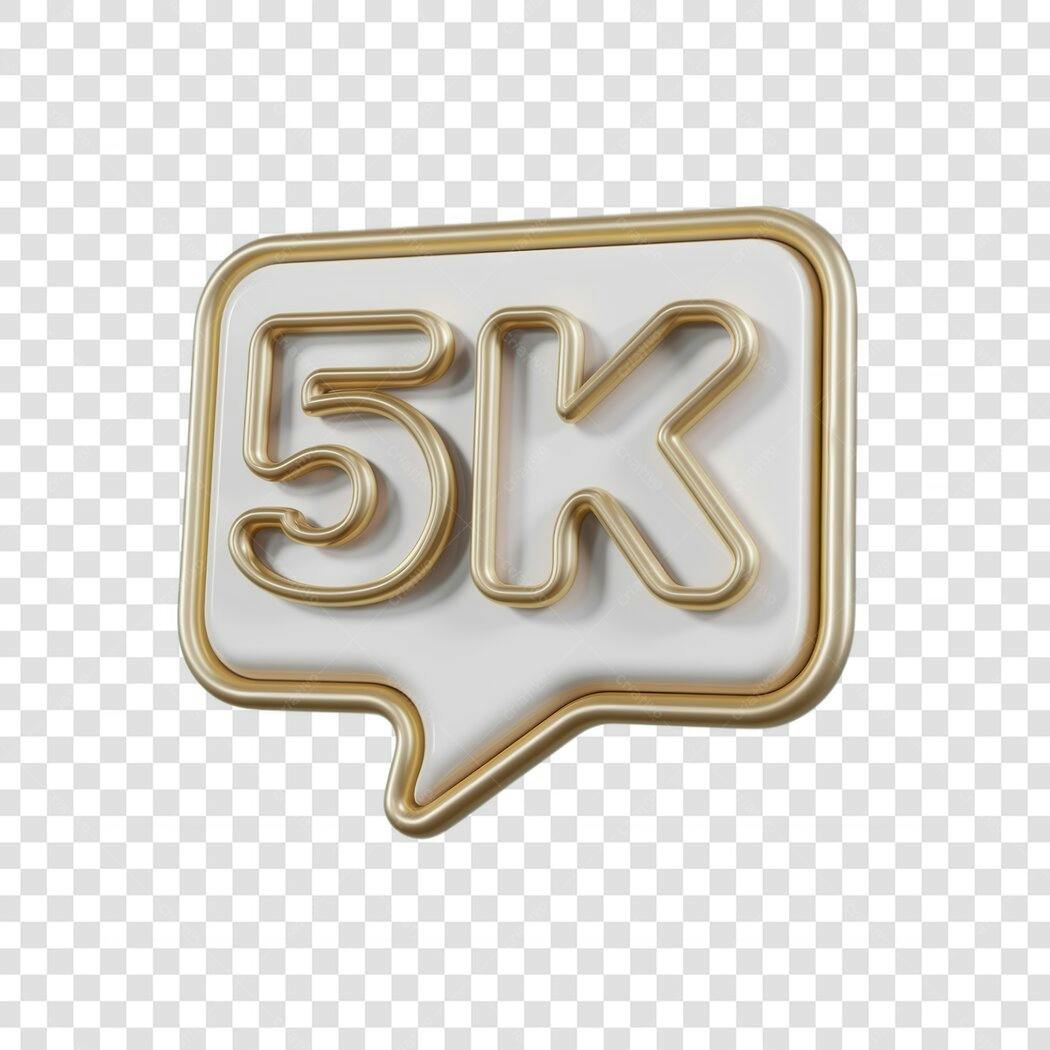 Post Instagram 5K Seguidores PNG com fundo transparente